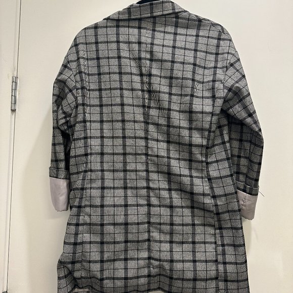 LF Plaid Grey Blazer - Picture 3 of 3